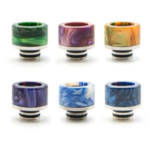 Drip Tips 510 szerokich końcówek kroplowych z żywicy epoksydowej — losowy kolor