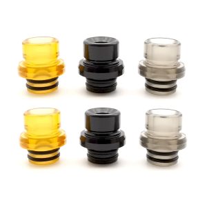 Drip Tips 510 przezroczystych końcówek kroplowych z żywicy — losowy kolor