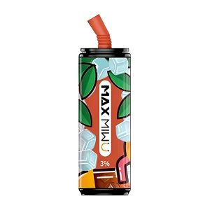 Max Mi wu Jednorazowe E-cigs Coke Tin 3600 Puffs - Cytryna-czarna herbata
