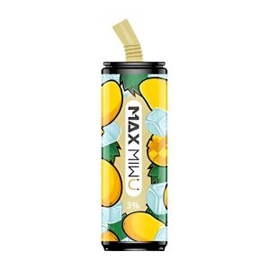 Max Mi wu Jednorazowe E-cigs Coca Tin 3600 Puffs - Mango-lód
