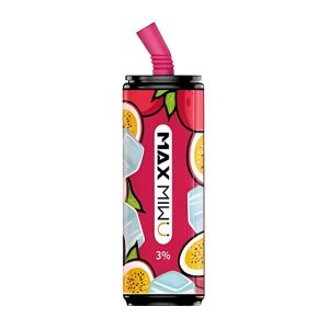 Max Mi wu Coke Tin Jednorazowe E-cigs 3600 Puffs - Lód z marakui
