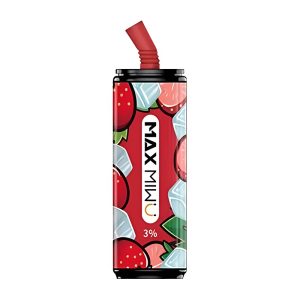 Max Mi wu Jednorazowe E-cigs Coke Tin 3600 Puffs - Vitality-truskawka