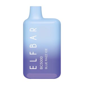 Jednorazowe waporyzatory ELF BAR BC 5000 Ptysi - Blue Razz Ice