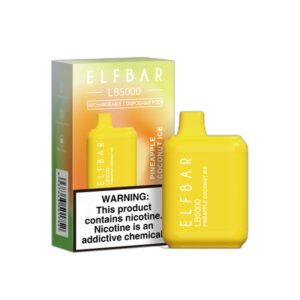 ELF BAR LB5000 Disposable 5000 zaciągnięć Pineapple Coconut Ice 650 mAh