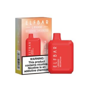 ELF BAR LB5000 Disposable 5000 zaciągnięć Red Apple Ice