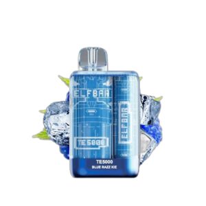 ELF BAR TE5000 Disposable 5000 zaciągnięć Blue Razz Ice