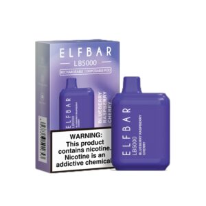ELF BAR LB5000 Disposable 5000 zaciągnięć Blueberry Raspberry Cherry 650 mAh