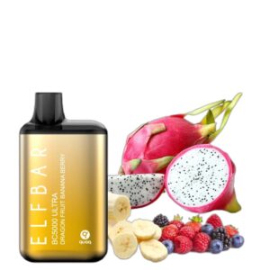 ELF BAR BC5000 Ultra Disposable 5000 zaciągnięć Dragon Fruit Banana Berry