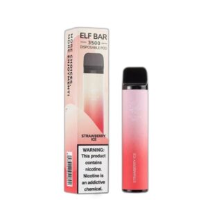 ELF BAR 3500 Disposable 3500 zaciągnięć Strawberry Ice