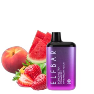 ELF BAR BC5000 Ultra Disposable Strawberry Watermelon Peach 5000 zaciągnięć 13ml